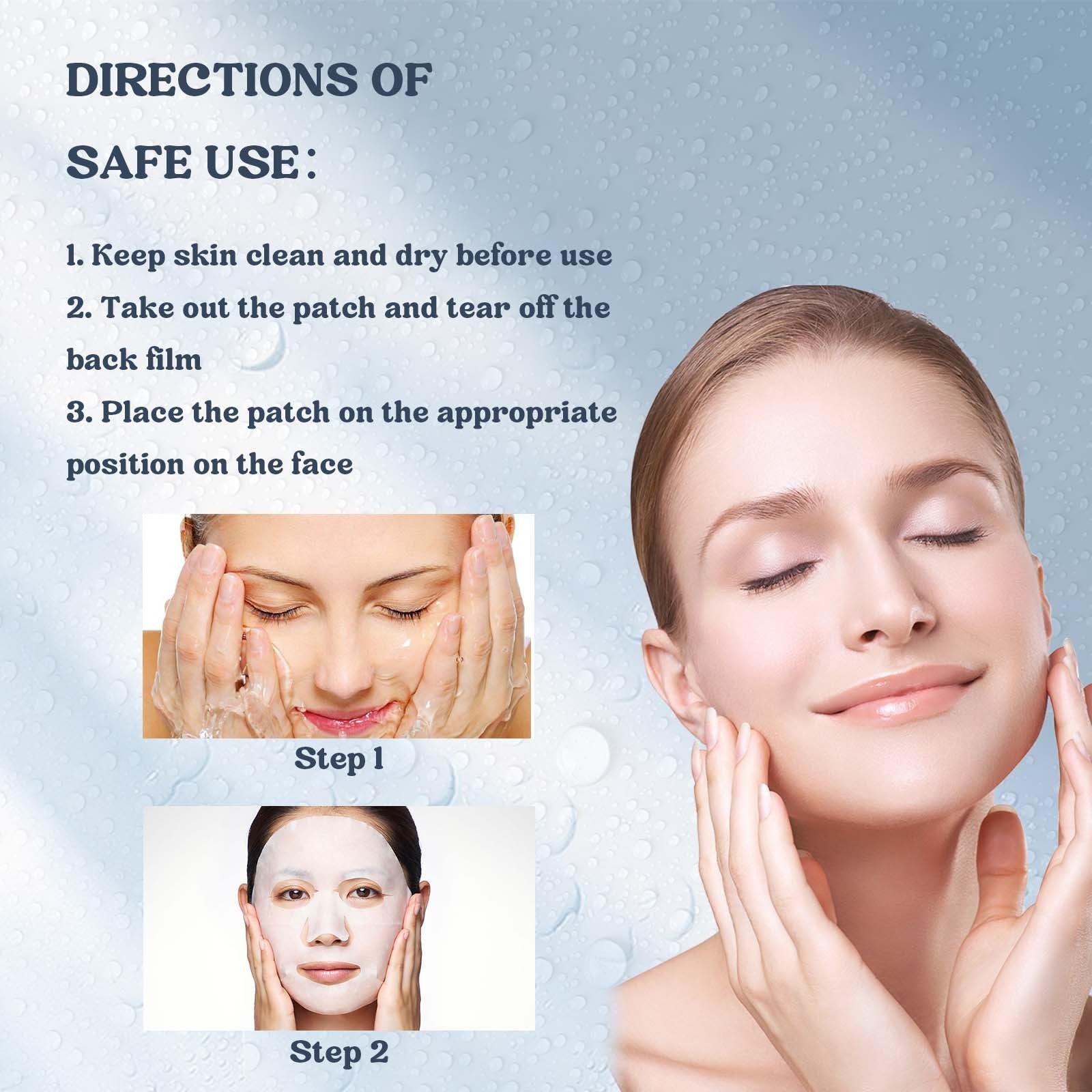 EELHOE Collagen Mask Hydrating And Moisturizing Facial Skin With A Hydrating And Translucent Collagen Mask